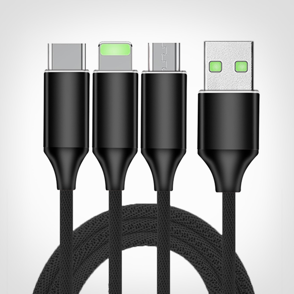 一拖三布藝數據線