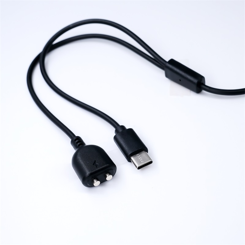 一拖二磁吸充電線 二合一磁吸線