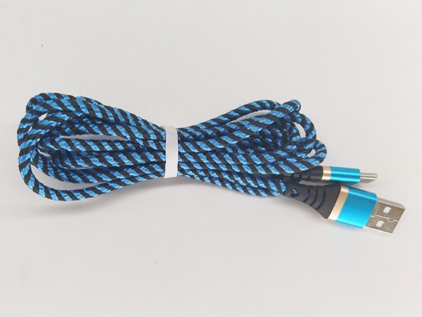1.5米USB Type-A轉USB Type-C編織數(shù)據線